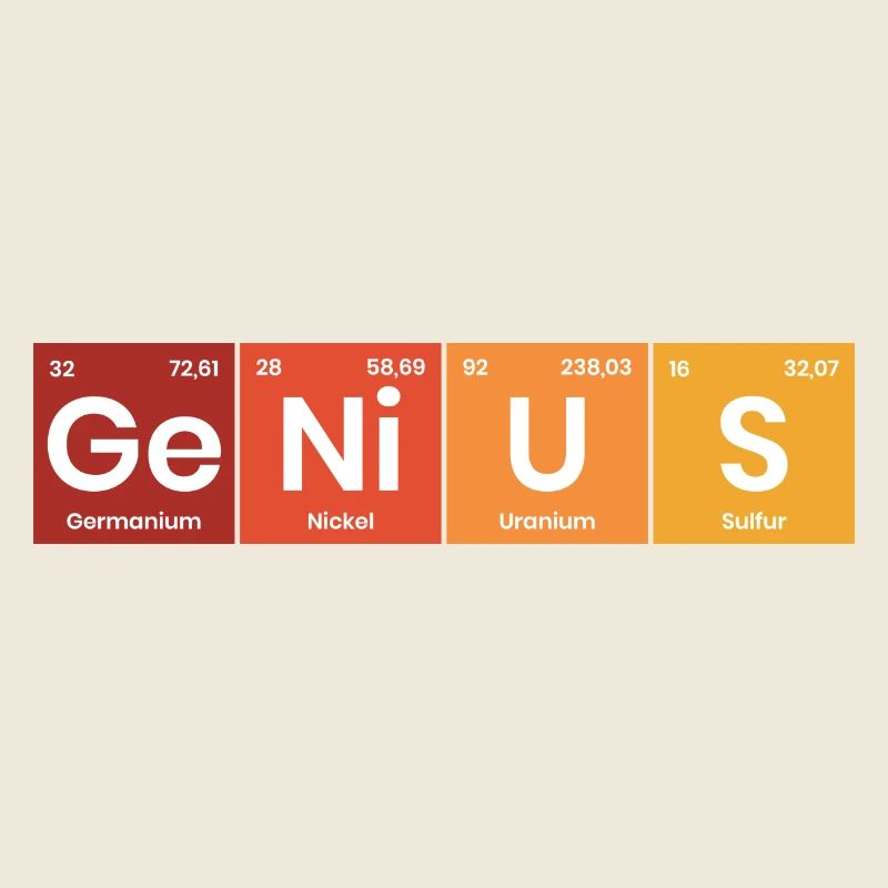 Periodensystem Genius