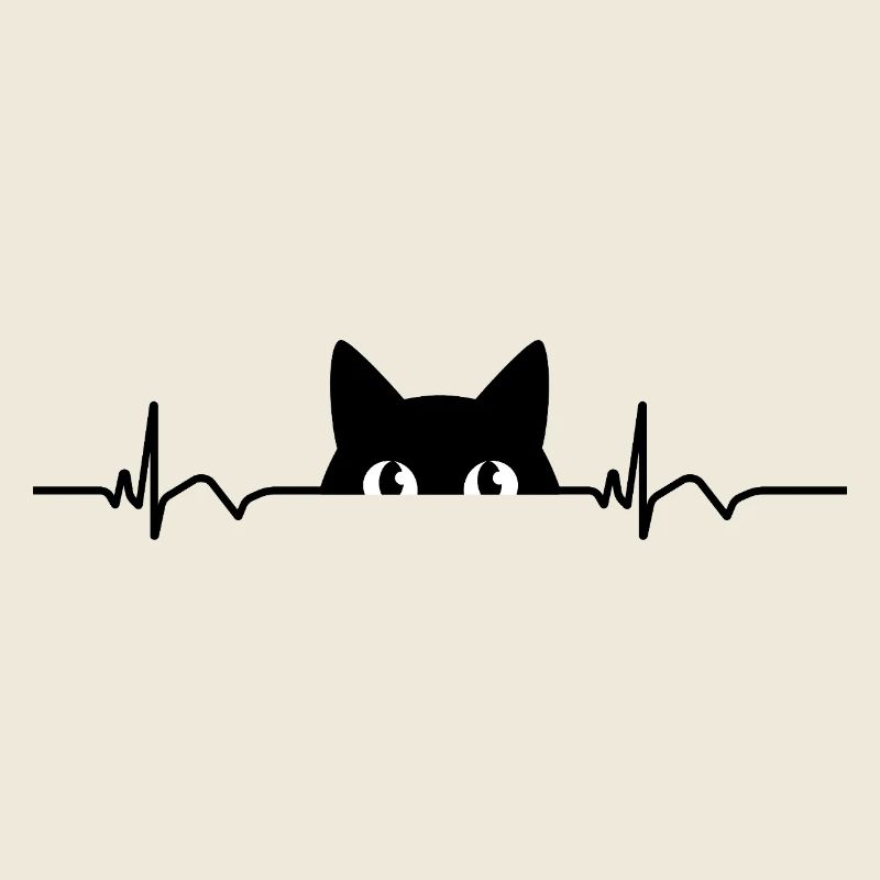 Katze EKG Herzfrequenz Herzschlag