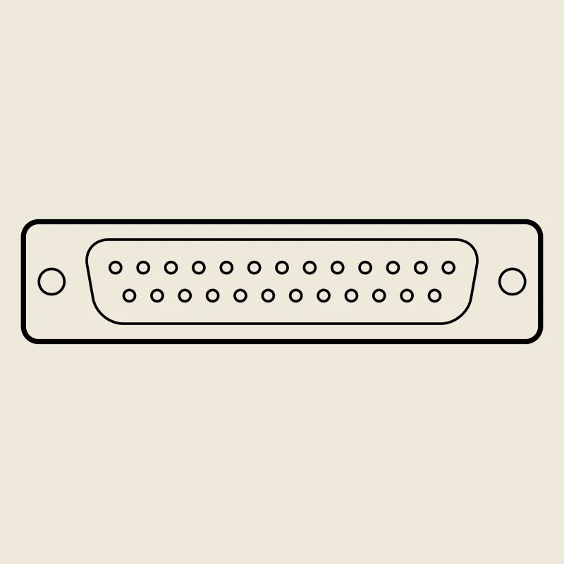 DB 25 Connector Parallel, Printer