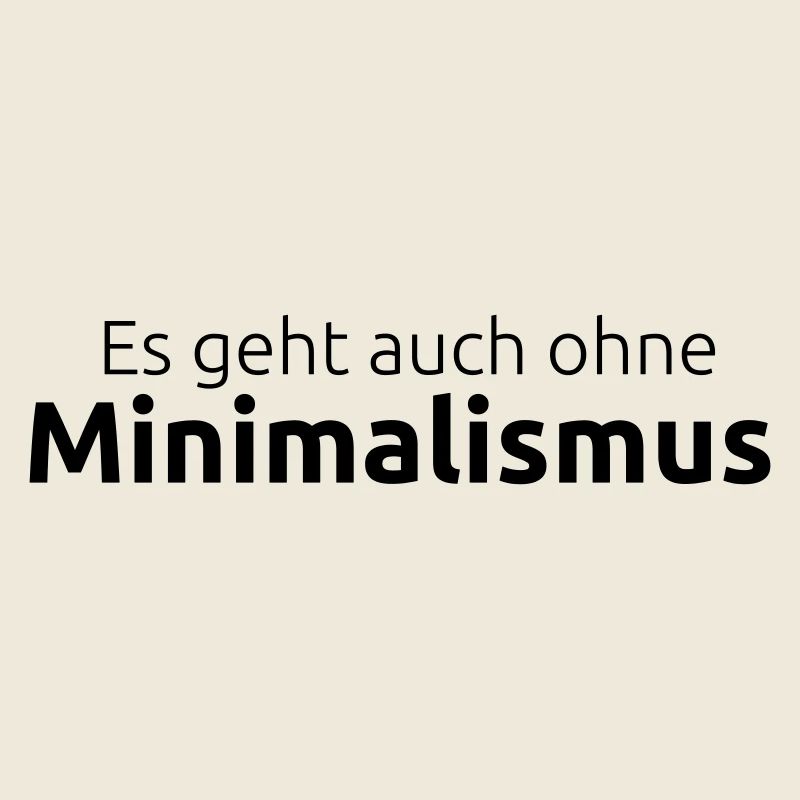 Omettez le minimalisme