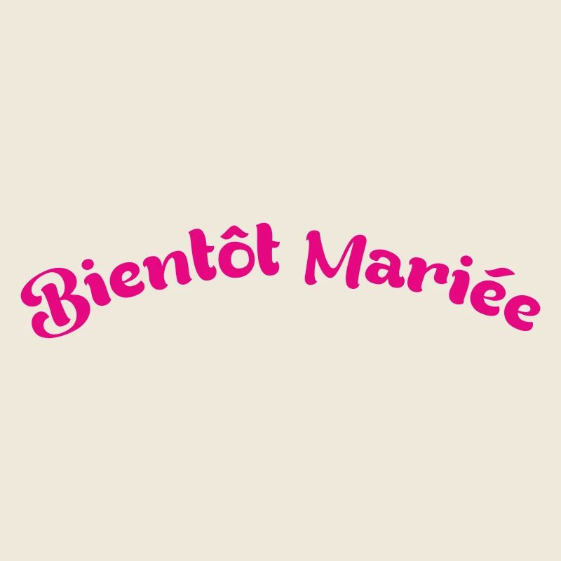 Future Madame : Design Bientôt Mariée Rose Chic