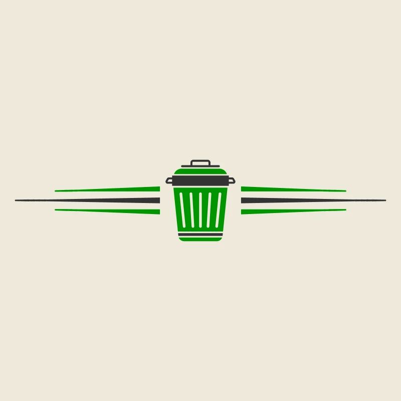 Garbage Can Icon Line