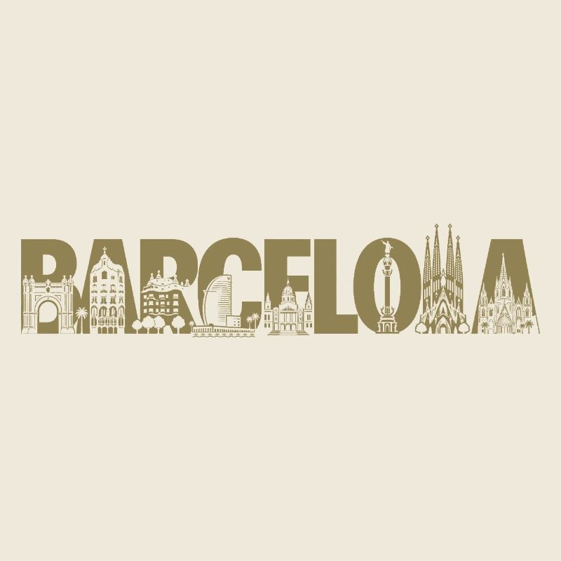 Barcelone Espagne Catalogne Silhouette