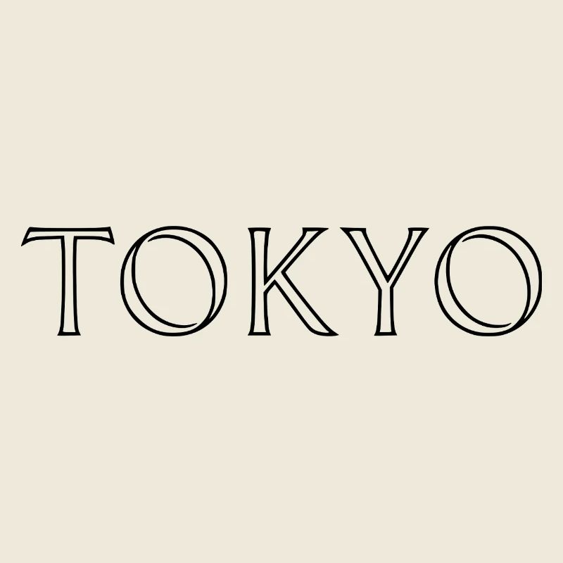 Tokyo Schriftzug