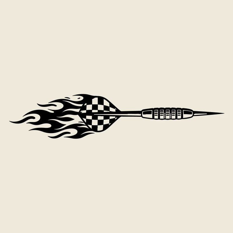 Symbole de fléchette Feu