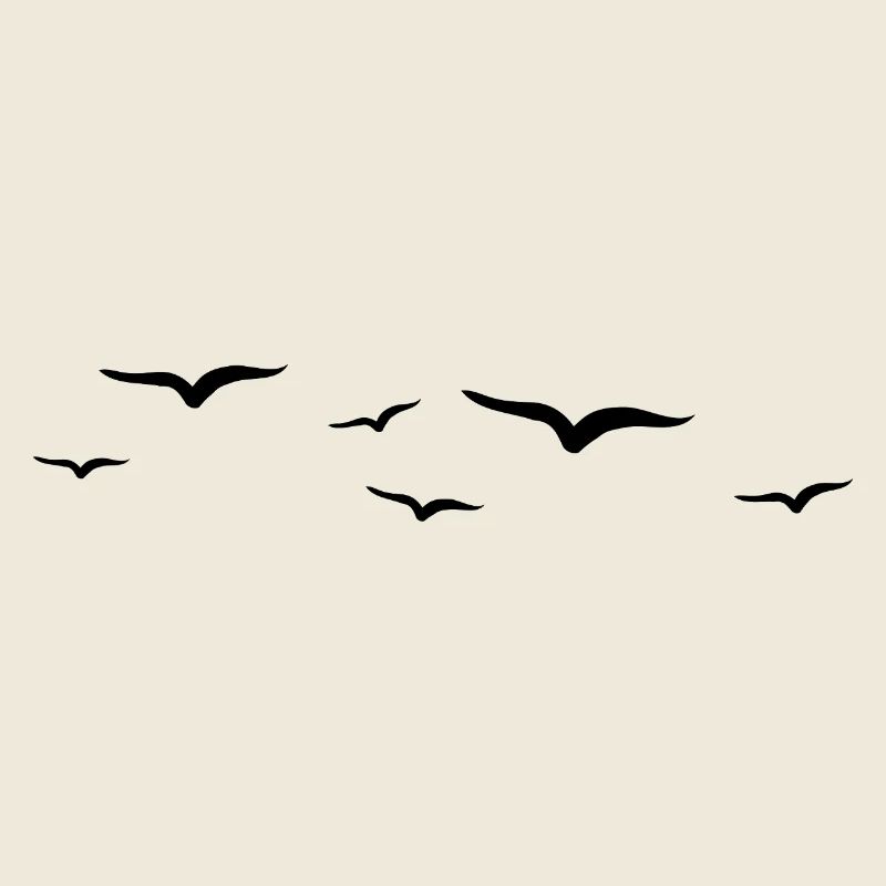 Abstract Flying Bird Illustration