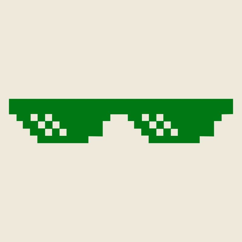 Motif de pixels verts avec blocs de contraste