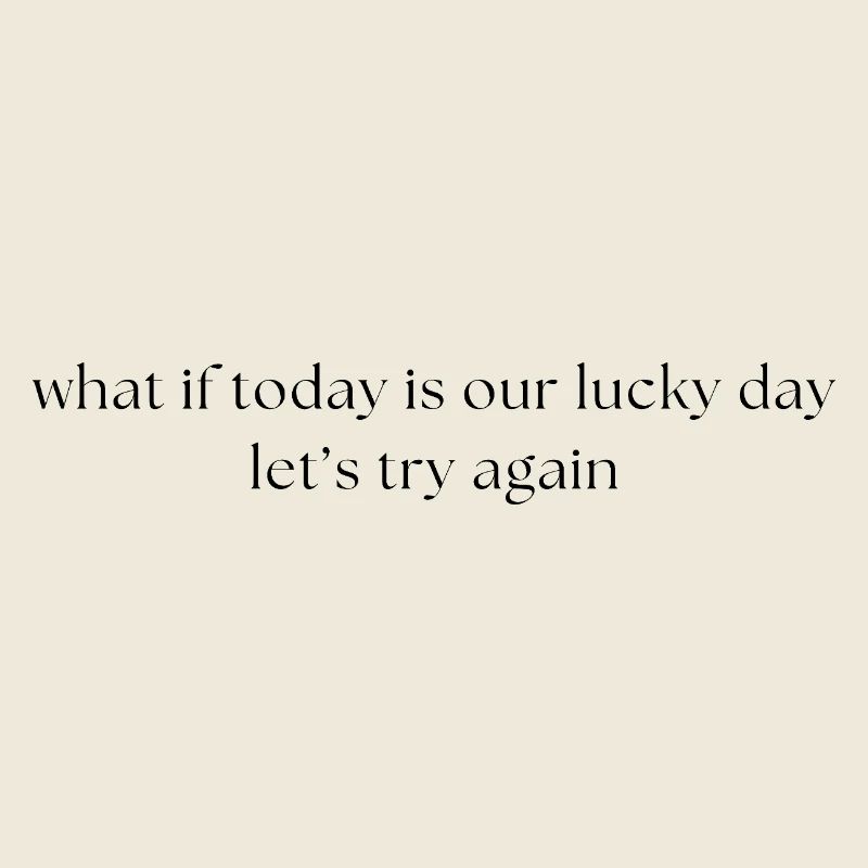 Lucky day