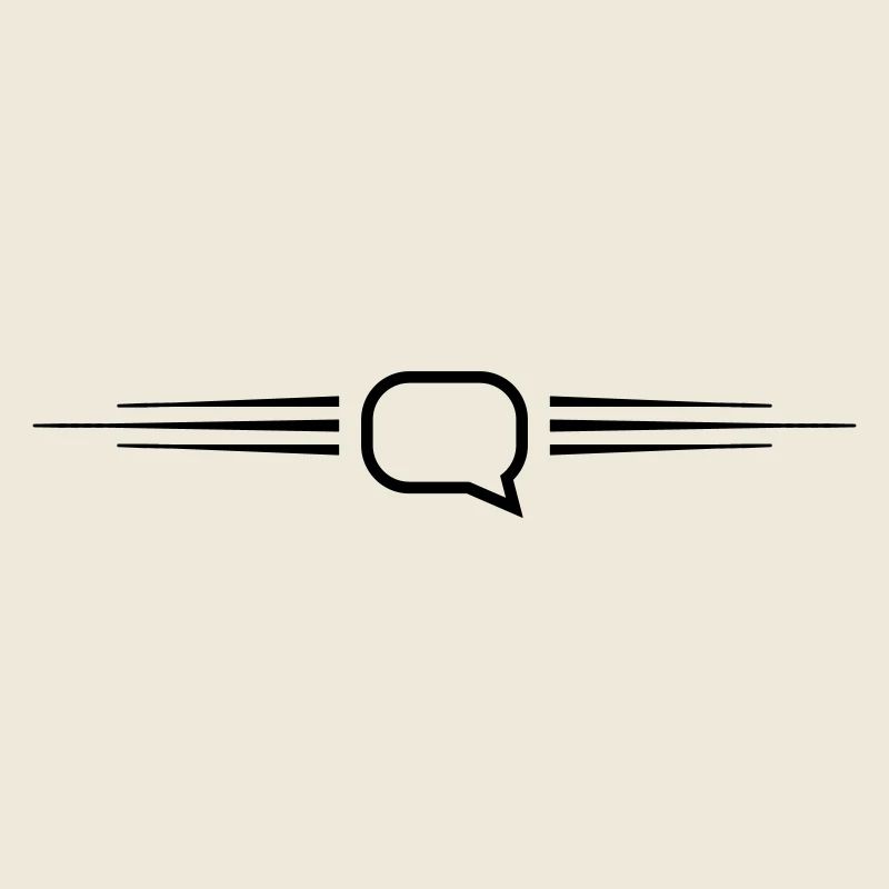 Ligne de bulle de dialogue