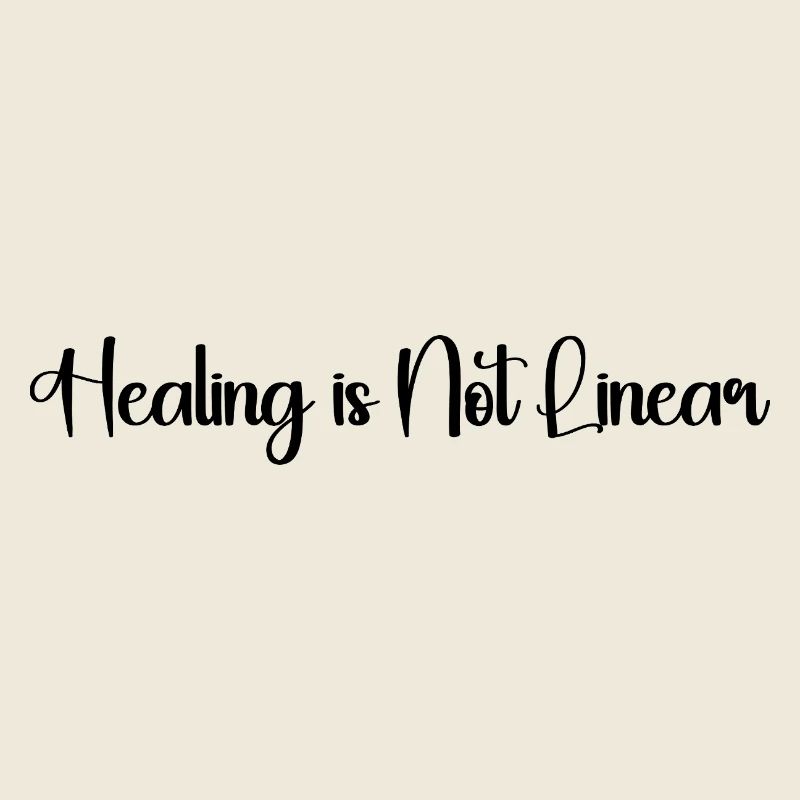 "Healing Is Not Linear Mental Health Awareness Tee