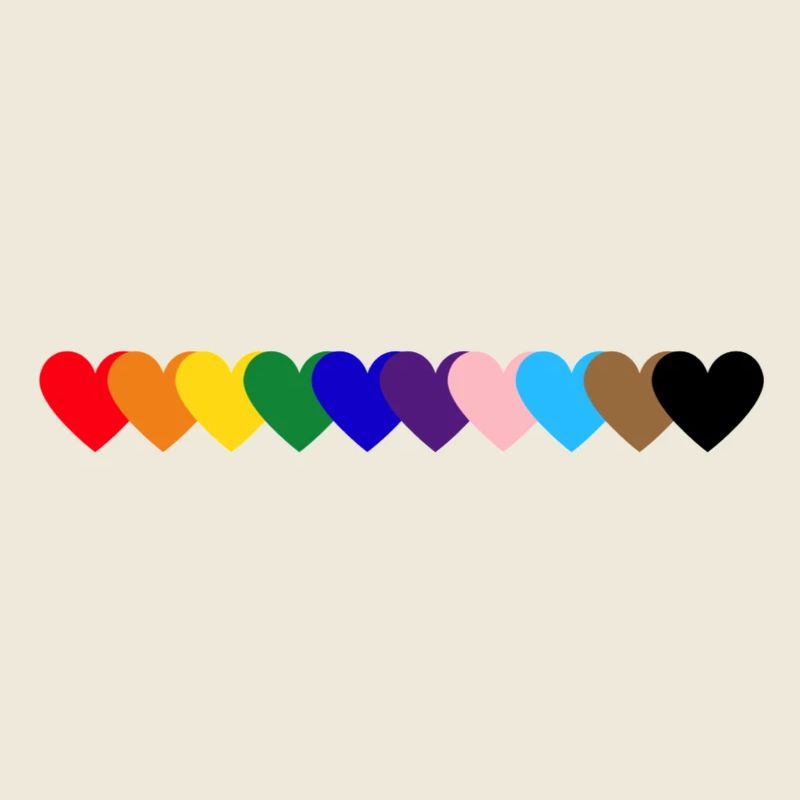 Regenbogen Herzen Pride