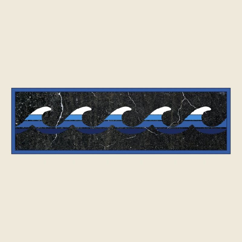 Surfer Logo Blau