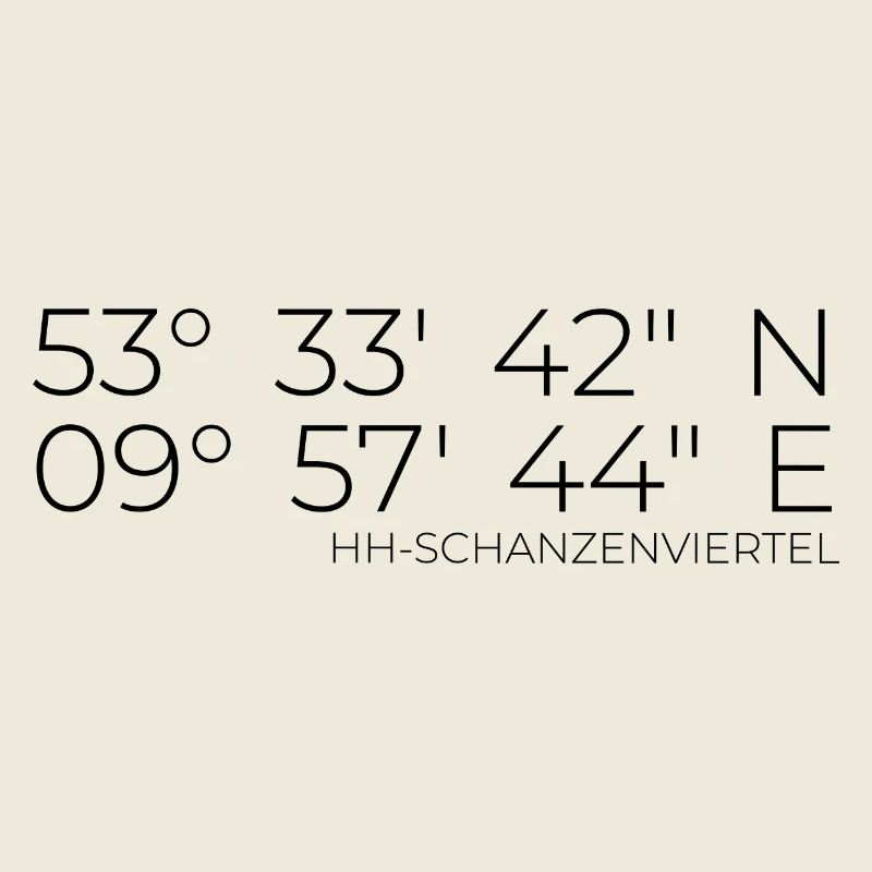 Coordinates Schanzenviertel Hamburg