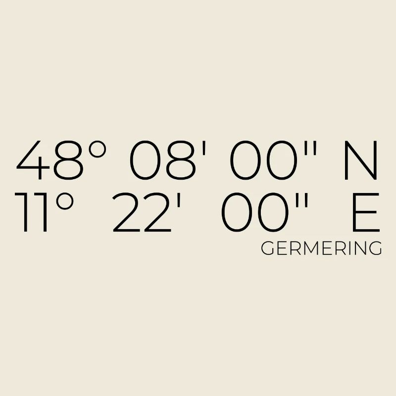 Coordinates Germering, Bavaria