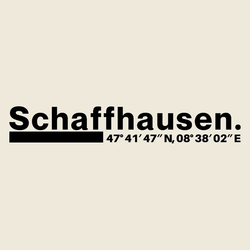 Schaffhausen Coordinates Schaffhausen Gift