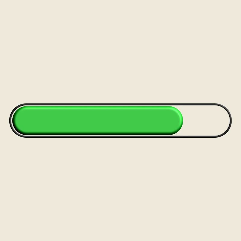 Average gauge Green (three quarters)