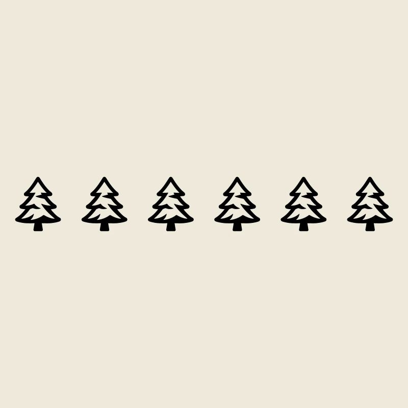 Fir tree icon forest