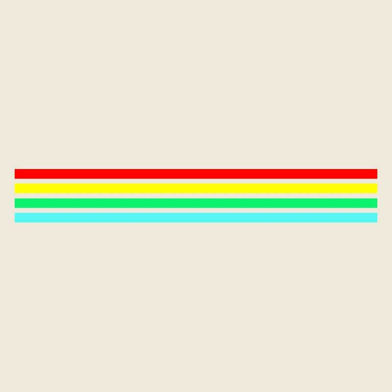 Retro Neonfarbige Friendly Raider