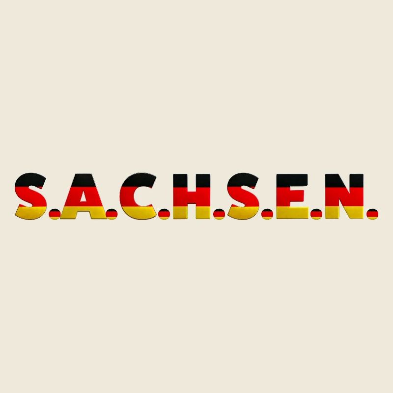 Sachsen Deutschland Dresden Leipzig Flagge Deutsch