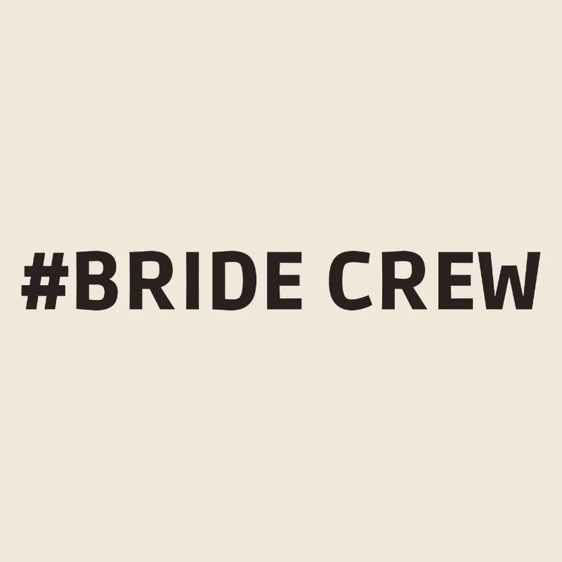 Bride Crew Wedding Party Crew (Équipage de mariage de mariée)