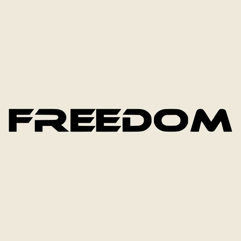 freedom schriftzug