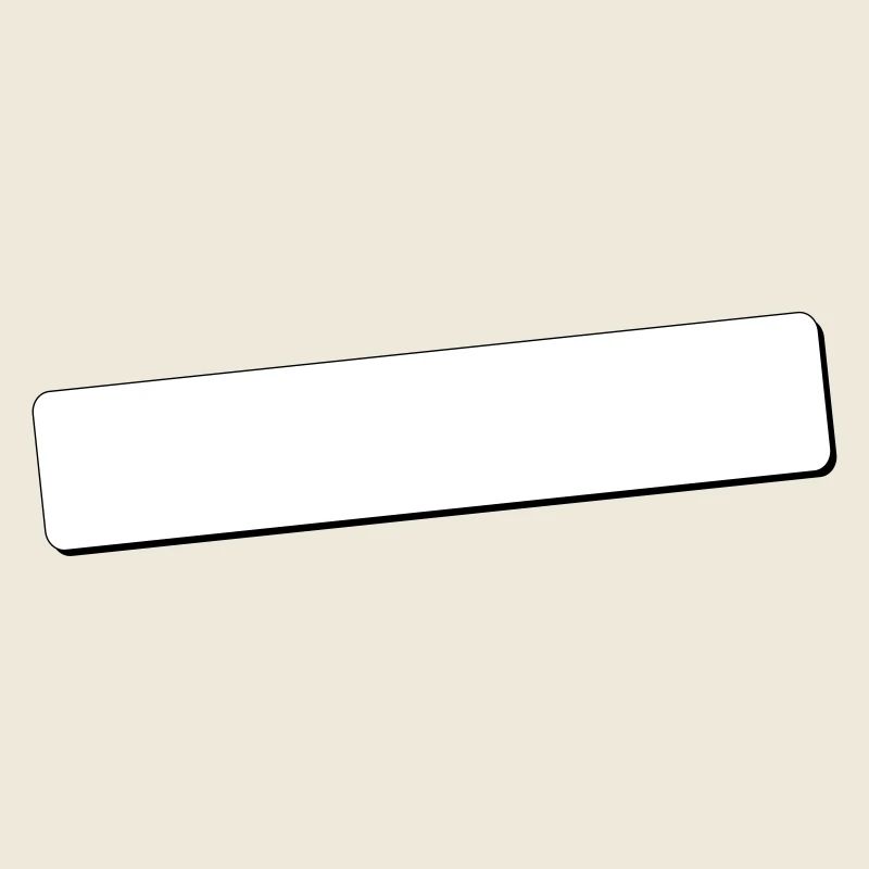 Writing Field Round Corners | Shade | Vector graphics