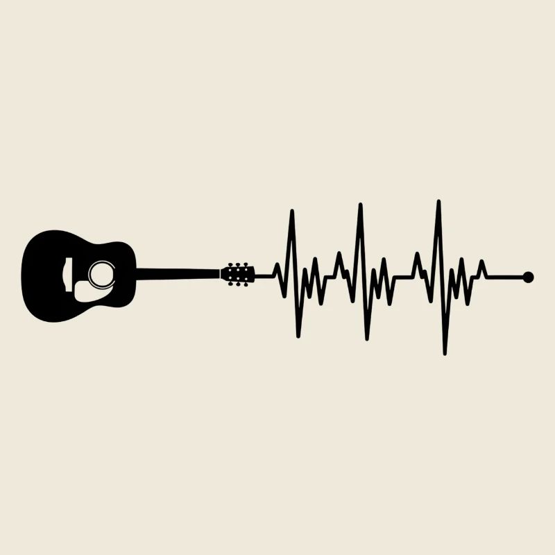 Gitarren-Herzschlag Rhythmus