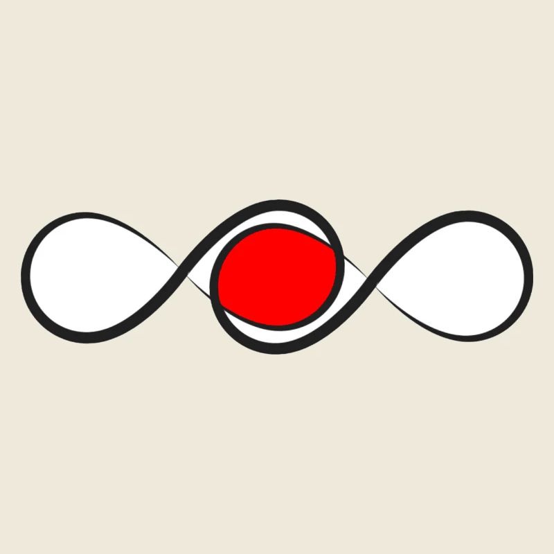 Eternal Line with Red Accent