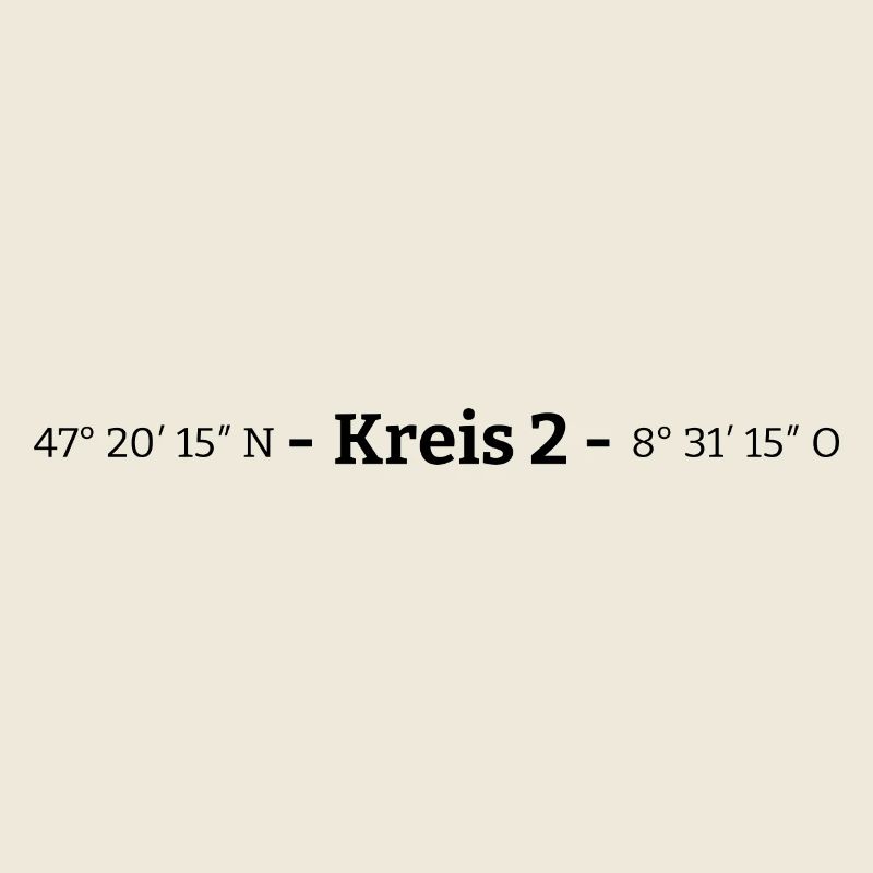 Coordinates District 2 Zurich