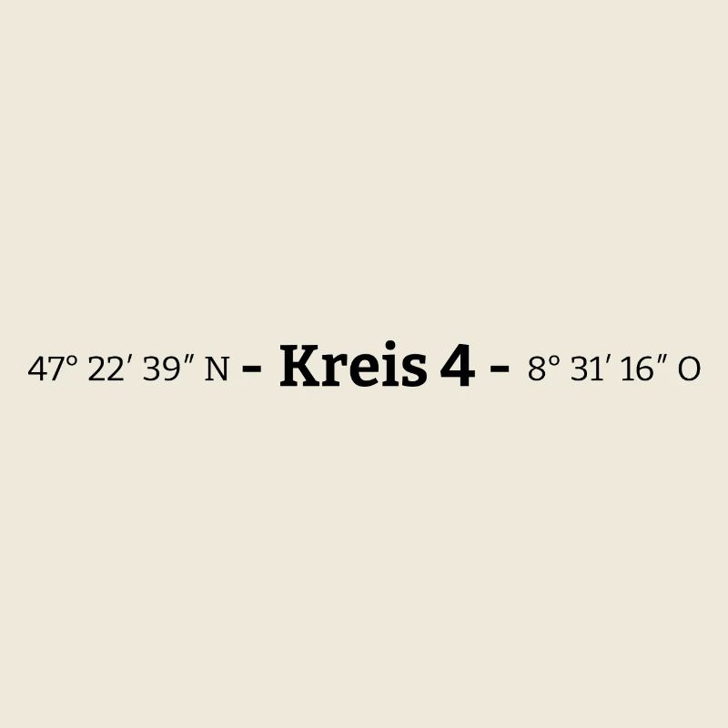 Coordinates Kreis 4 Zurich