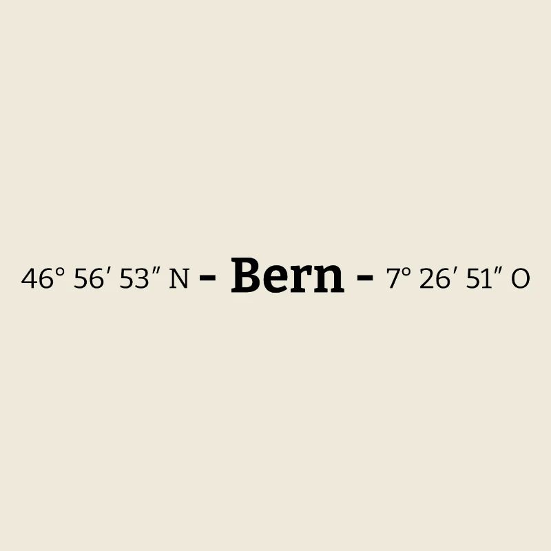 Coordonnées Berne Suisse