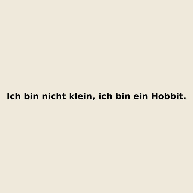 Ich bin nicht klein_Design