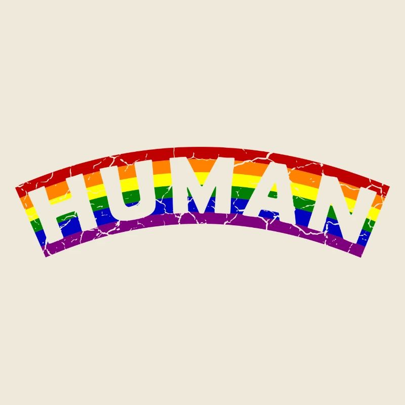 Conception du drapeau de la fierté humaine