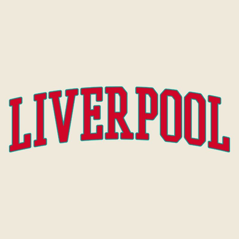 Liverpool Varsity Lettering Design
