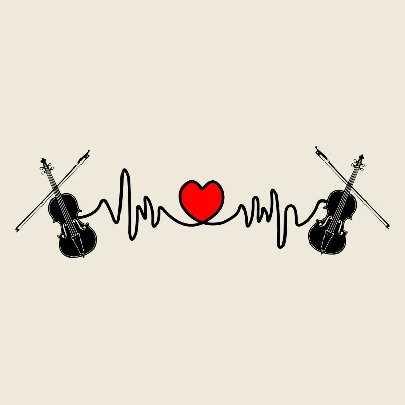 Cardio Herzfrequenz Violine