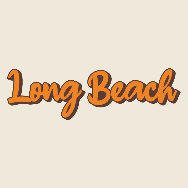 Long Beach Retro Script