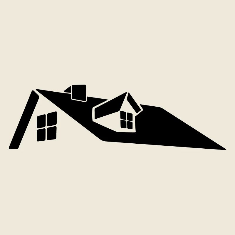 Logo des Dachhauses mit Dachgaube