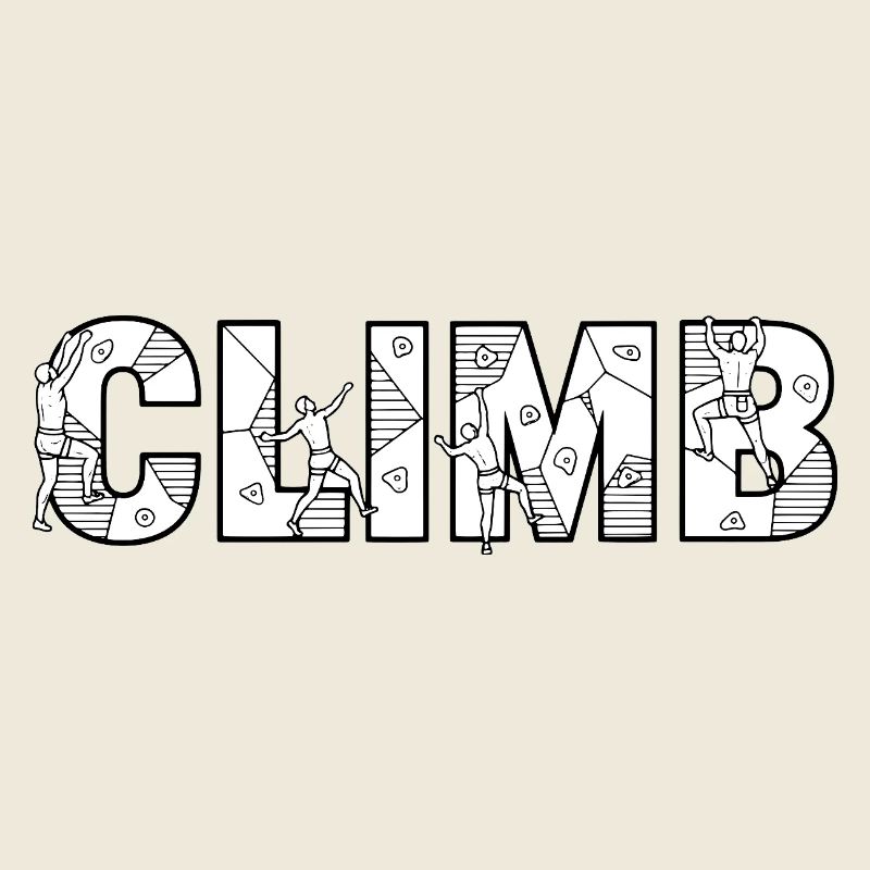 Climb Rock Bouldering Wandkletter-Design