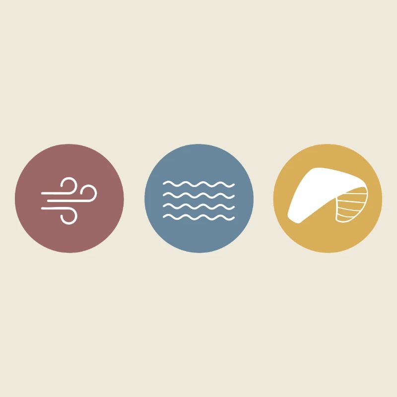Bunte Icons Kite