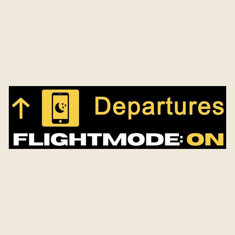 Départs Mode avion activé - Mode avion - Chill