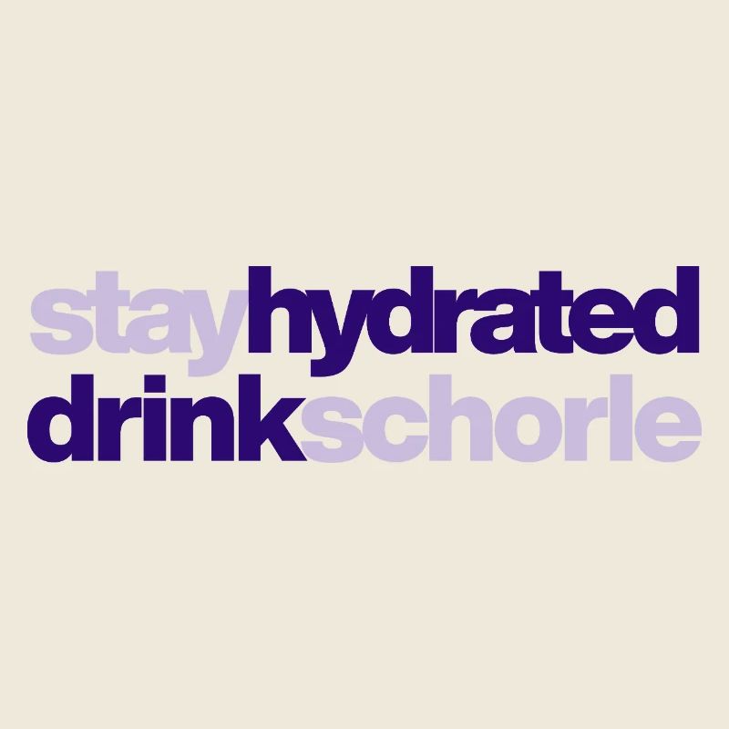 Restez hydraté - buvez du spritzer