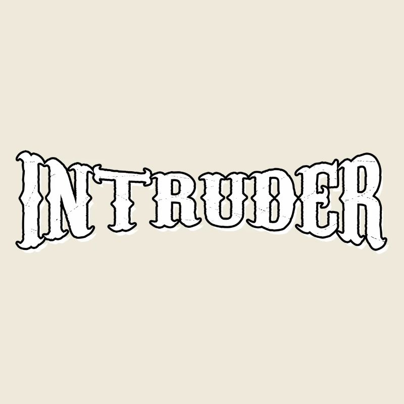 intrus hacker intrus clan sticker ordinateur