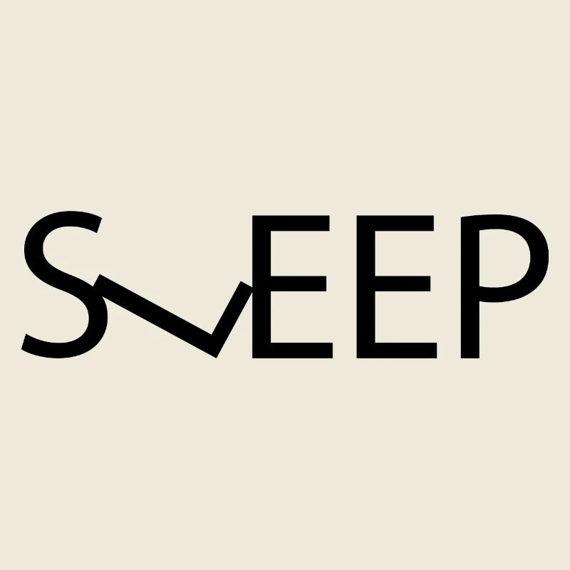 sleep - word design