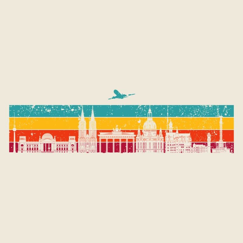 Rayures vibrantes de la ligne d’horizon