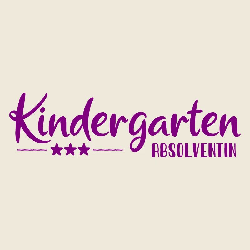 Kindergarten Absolventin - Einschulung - Kita