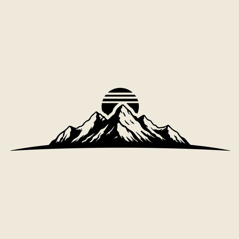 Mountains Summit Silhouette