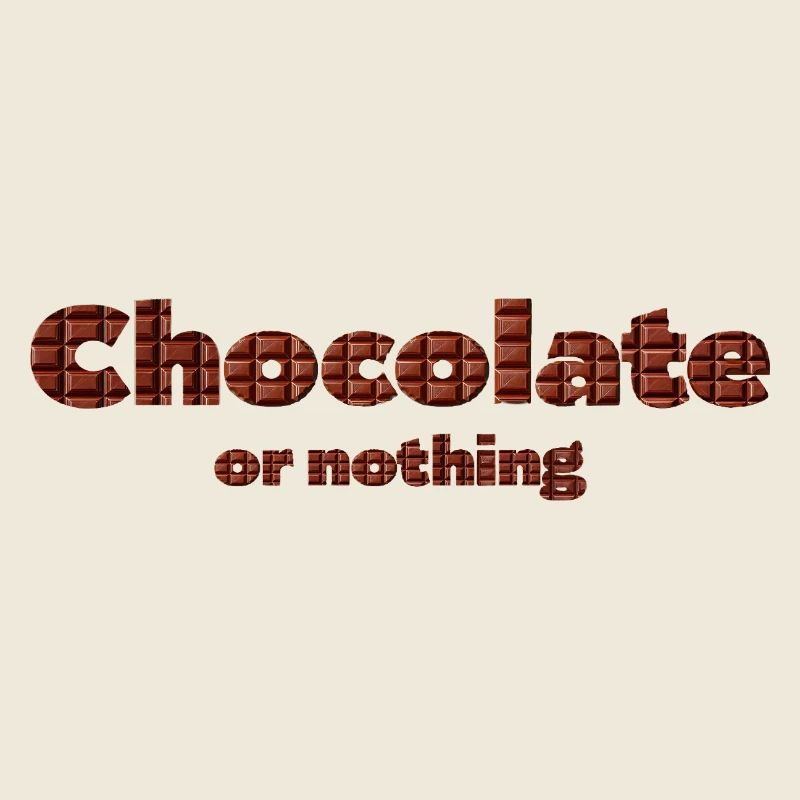 Schokoladen Muster mit 3D-Effekt