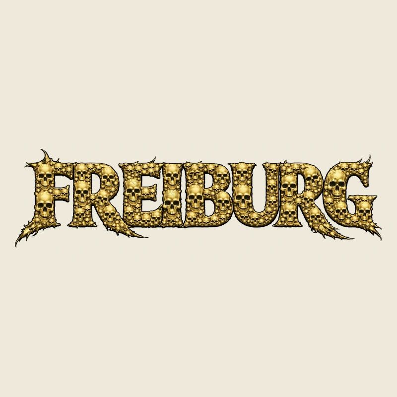 Logo du crâne doré de Fribourg
