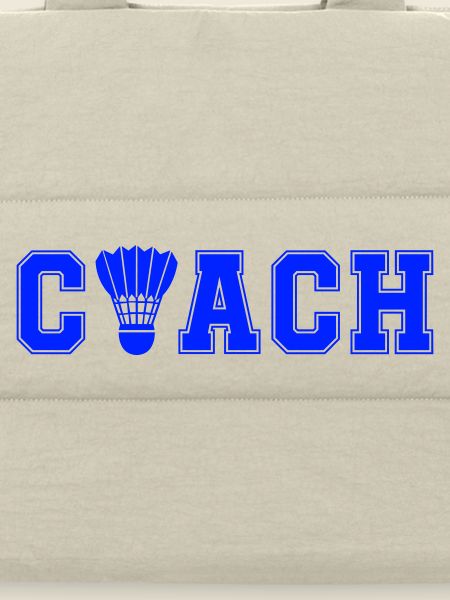 Coach Badminton Emblem