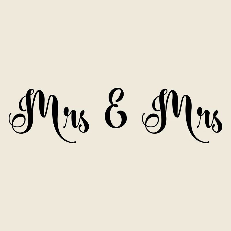 Mrs & Mrs Design pour les mariages lesbiens